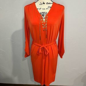 Michael kors orange chain dress​​​​